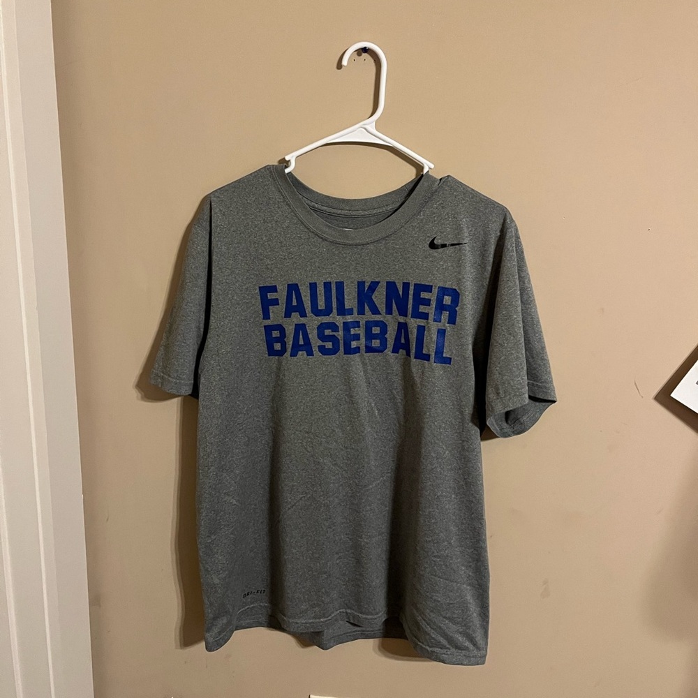 Nike Gray Faulkner Baseball Men's Shirt